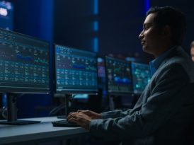 sala de controle de infraestrutura