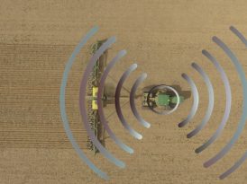 John Deere planter in a Michigan field