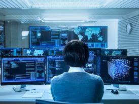 In the System Control Data Center Technician Operates Multiple