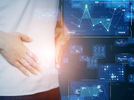 Woman and medical technology concept. FemTech. MedTech.