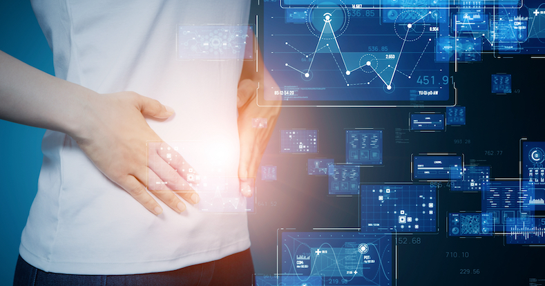 Woman and medical technology concept. FemTech. MedTech.