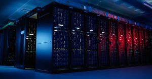 Imagem de um data center