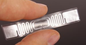 transponder with antenna high integrated on the smart label