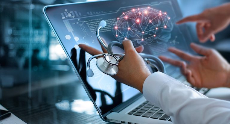 Medicine doctor team meeting and analysis