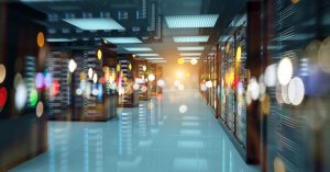 Servers data center room