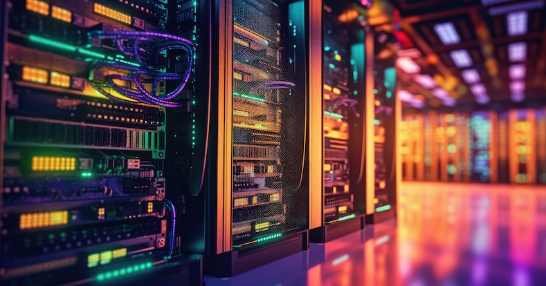 Data center server room