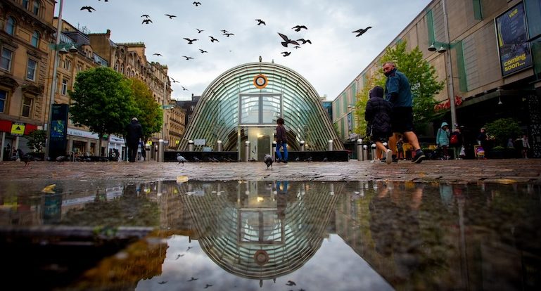 St Enoch Square, Glasgow, UK