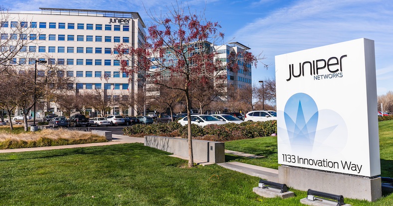 Juniper's headquarters in Sunnyvale