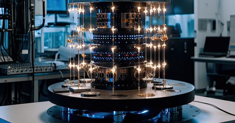 futuristic quantum computer