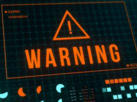 Warning message digital malfunction alert error