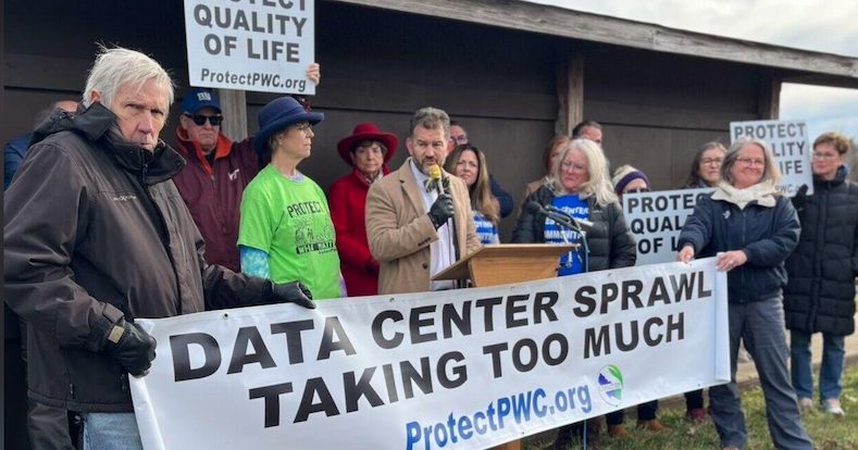 Um grupo de moradores da área de Gainesville