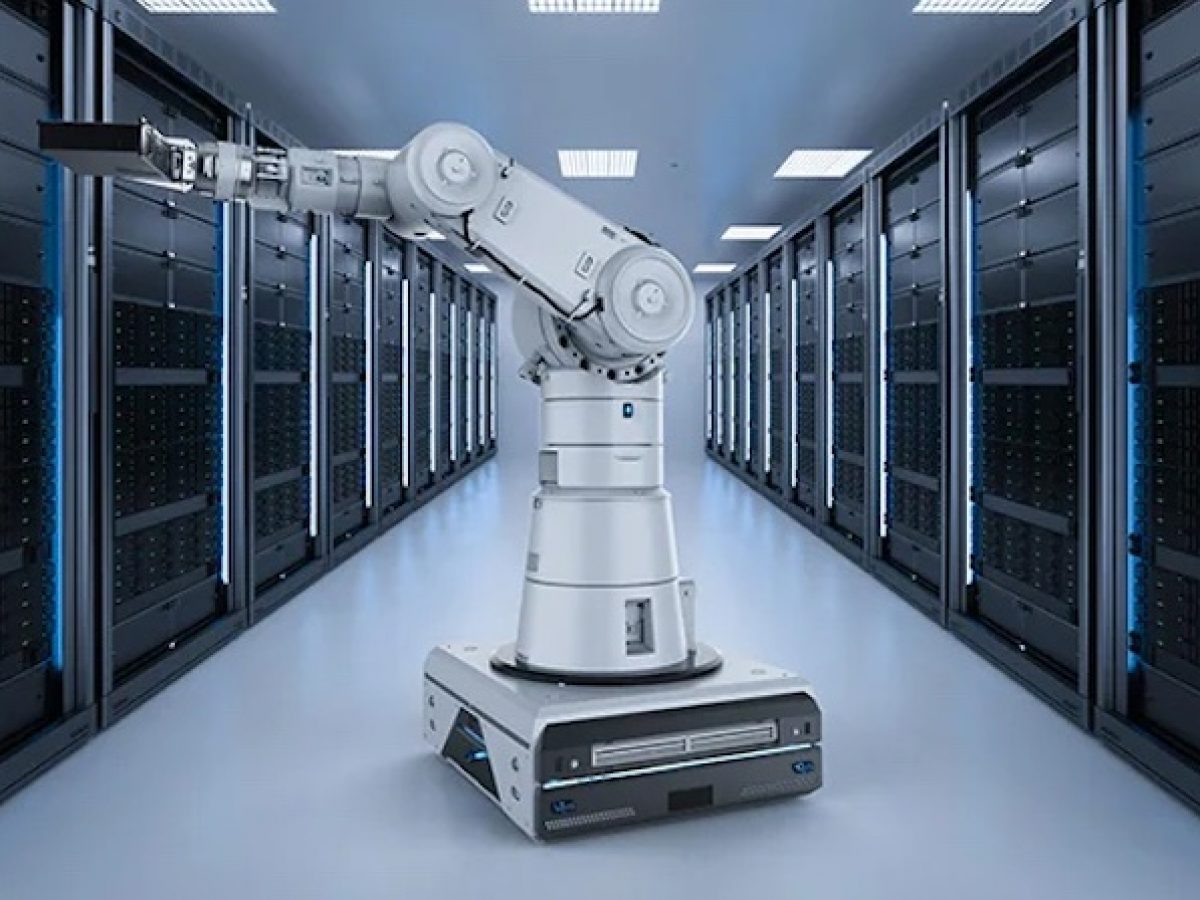 High-tech Data Center with Robotics