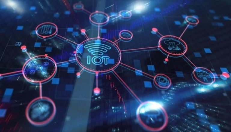 Internet of things. Smart city and communication network. Telecommunication